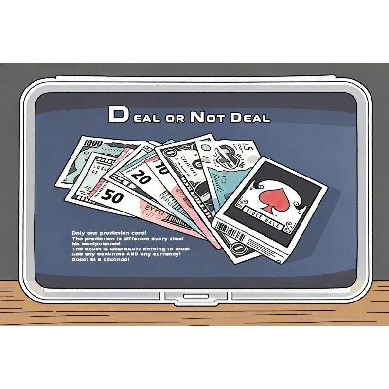 

DEAL OR NOT DEAL от Микаэля Шателена: Фокусы с картами, предсказание, магия, реквизит для ставок, магия близкого плана, уличные иллюзии, ментализм