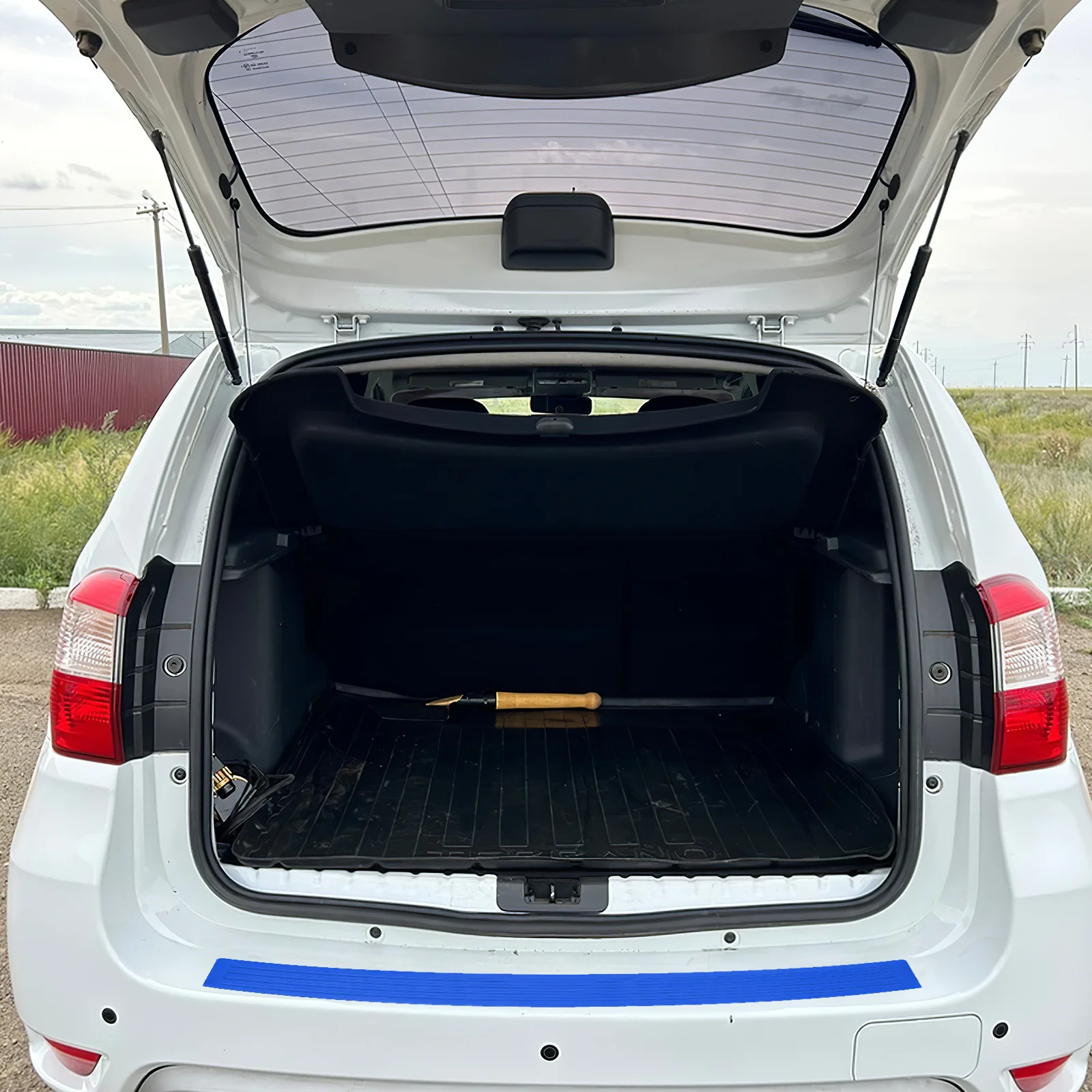 

Молдинг задней двери, защита бампера для внедорожников, прочный резиновый ПВХ, защита заднего бампера, автозапчасти