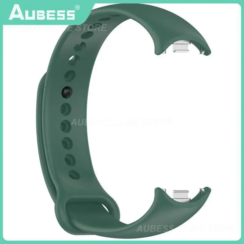 Waterproof Metal Connector Easy To Use Mi Band 8 Durable Metal-plug Design Strap Tpu Strap With Metal Plug Connector