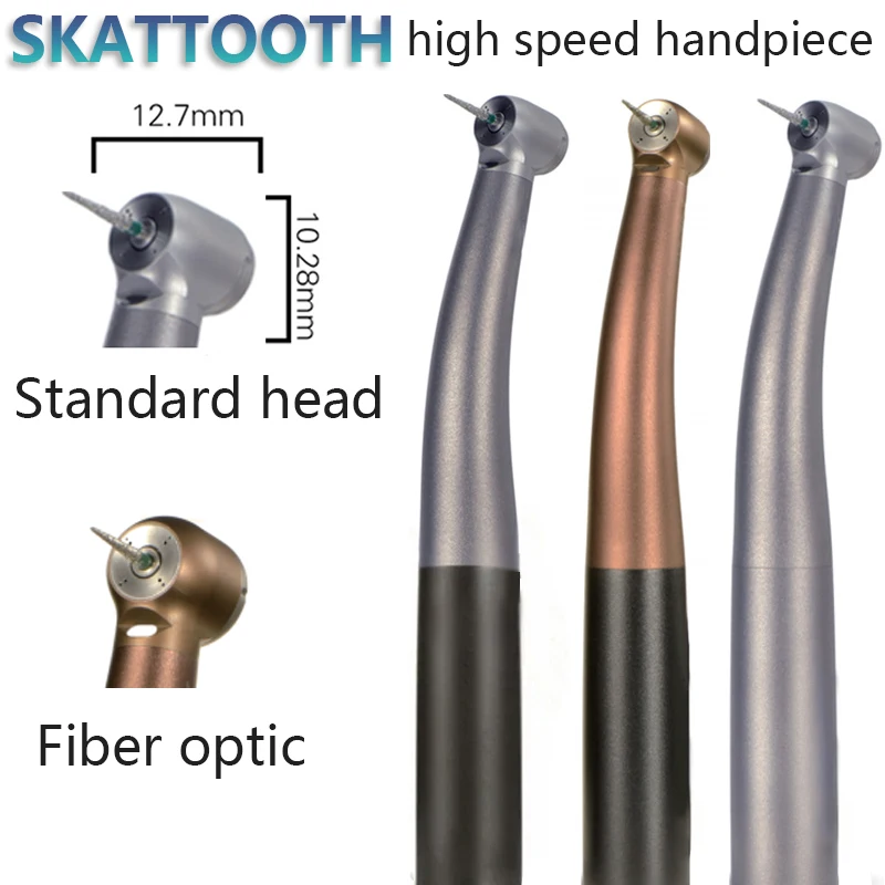 Titanium Legering Tandheelkundige Hoge Snelheid Handstuk Led Lucht Turbine Keramische Lager 4 Gaten Water Spray Tandheelkundige Handstuk Tandarts Tool