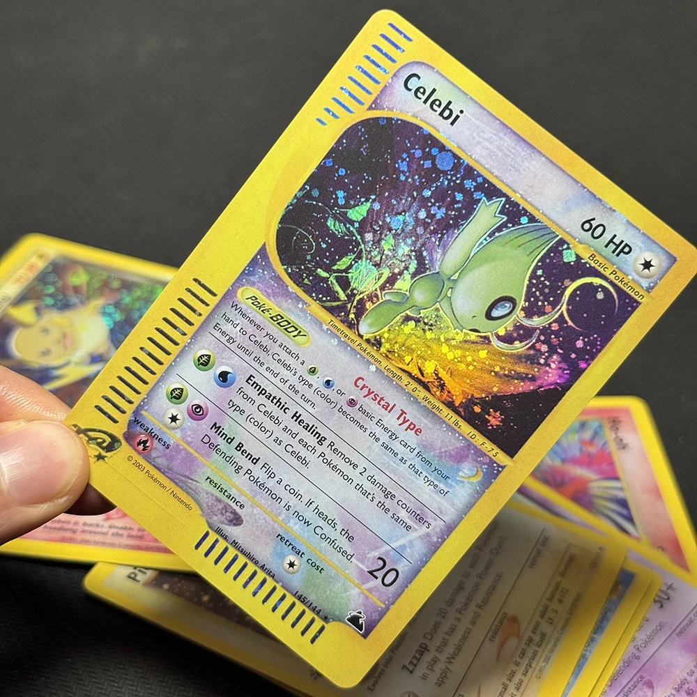 การ์ดโปเกมอนแบบฟอยล์ ยี่ห้อ Proxy Game  ตัวละคร ยาราโดส วาโปเรียน เซเลบี ดาร์ค ไรชู เอนเท โฮโอ เอสเปียน จิโอวานนิส มิสตี้ ยาราโดส พิชู ไทแรนิทาร์