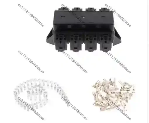 20 Way Blade Fuse Holder Box With 8 Position Relay Sockets & Terminals Multi-circuit Assembly For Automotive