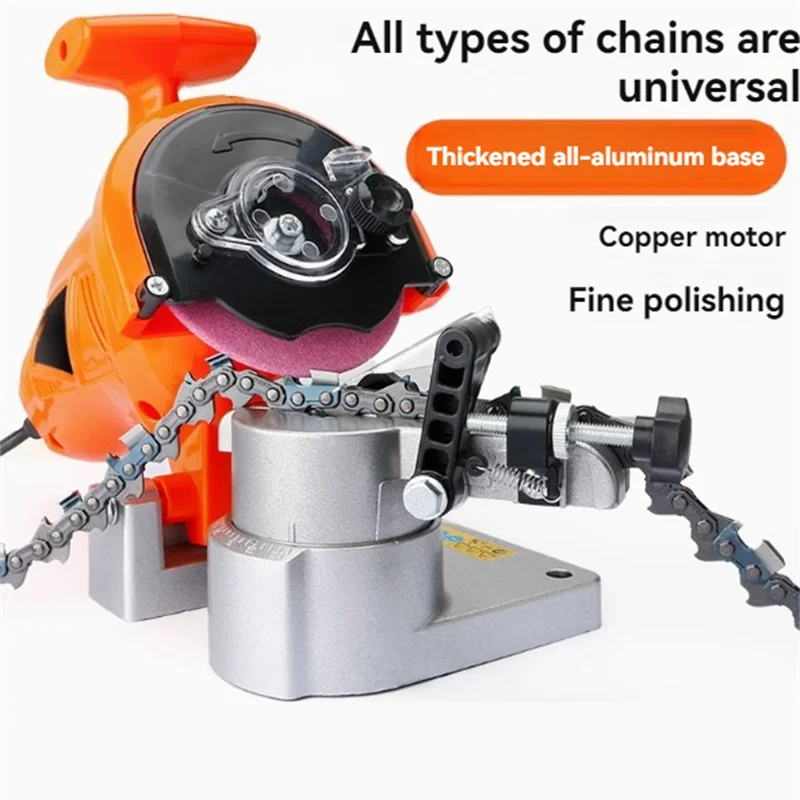 Professional Chain Grinding Machine Tool Multi-Angle Chain Grinder 8400RPM Electric Chainsaw Blade Sharpener