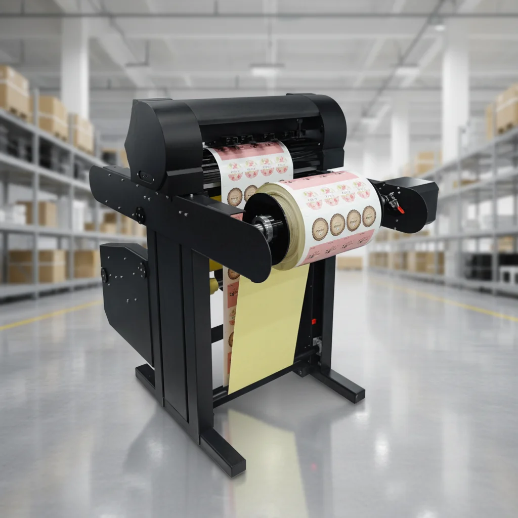 Digital Servo Motor Cutter Plotter Automatic Sticker Label Roll to Roll Printer Cutter Plotter Roll to Sheet Cutting Machine