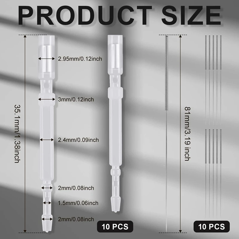 Popular_10pcs BL Touch Probe Pin 3D Printer Nozzle Cleaning Needles