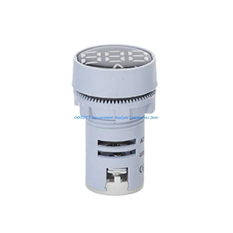367D AC50-500V Voltmeter Practical Gauge Electrical Light Lamp Diameter 22mm Round Monitor