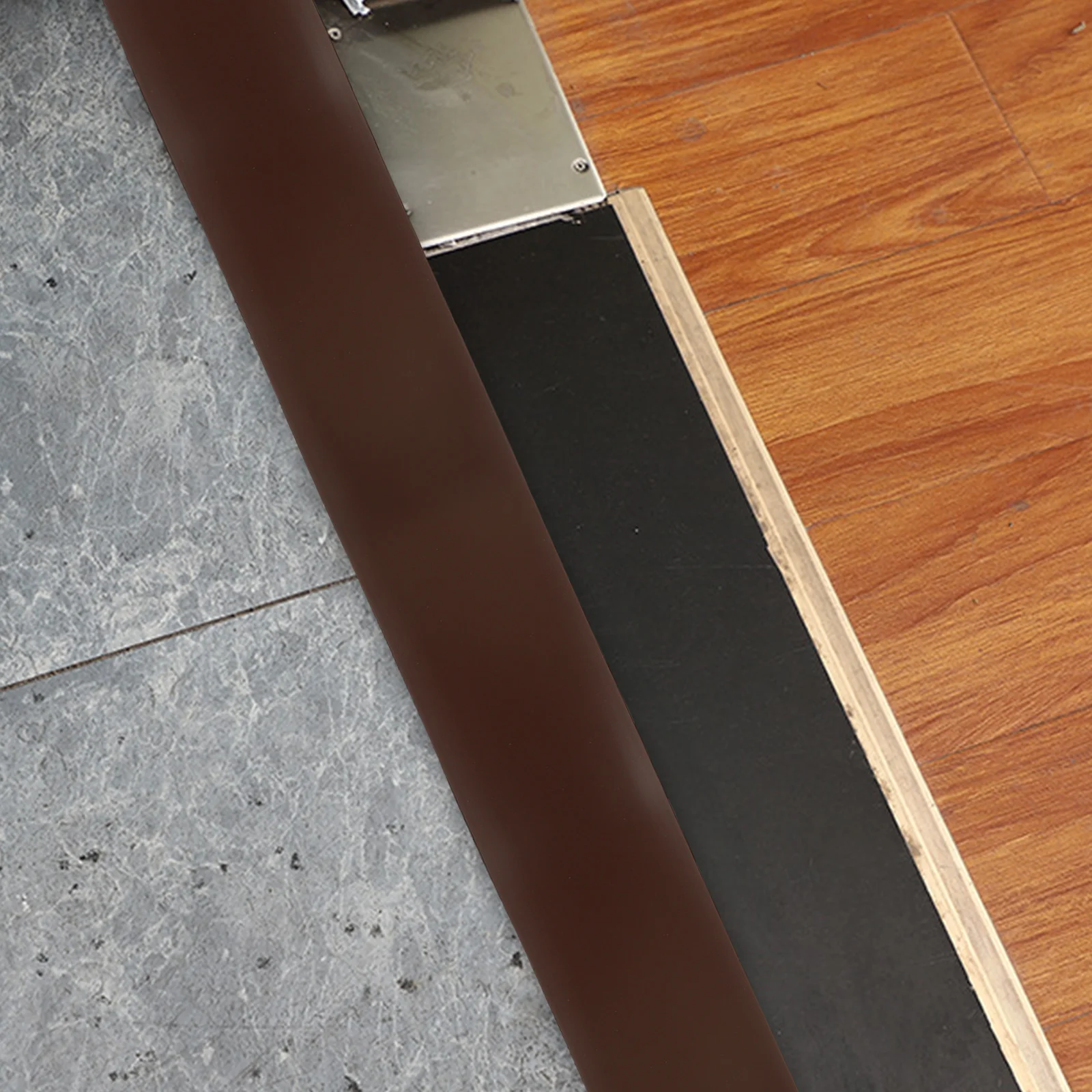 

Self Adhesive Flooring Transition Strip Self-adhesive Edge Strips Oval Coffee Door Divider
