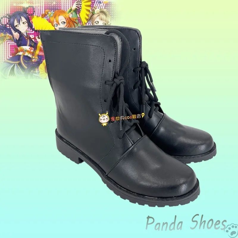 Lovelive Yazawa Nico Cosplay Shoes Anime Purple Cos Boots Comic Tang Keke Cosplay Costume Prop Shoes for Con Halloween Party