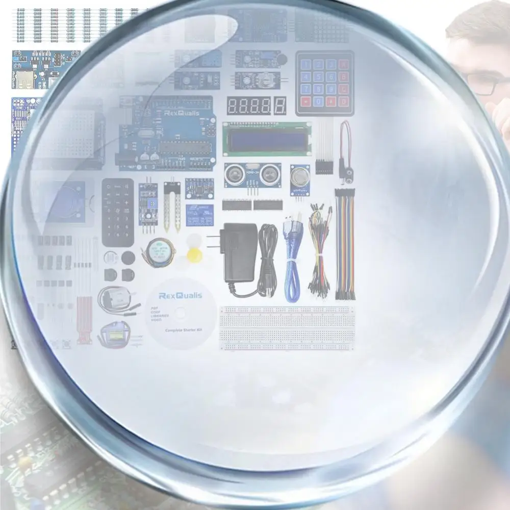 Kit inicial mais completo para projetos Arduino R3 STEM com servo Kit inicial eletrônico mais completo LEDs para Arduino IDE