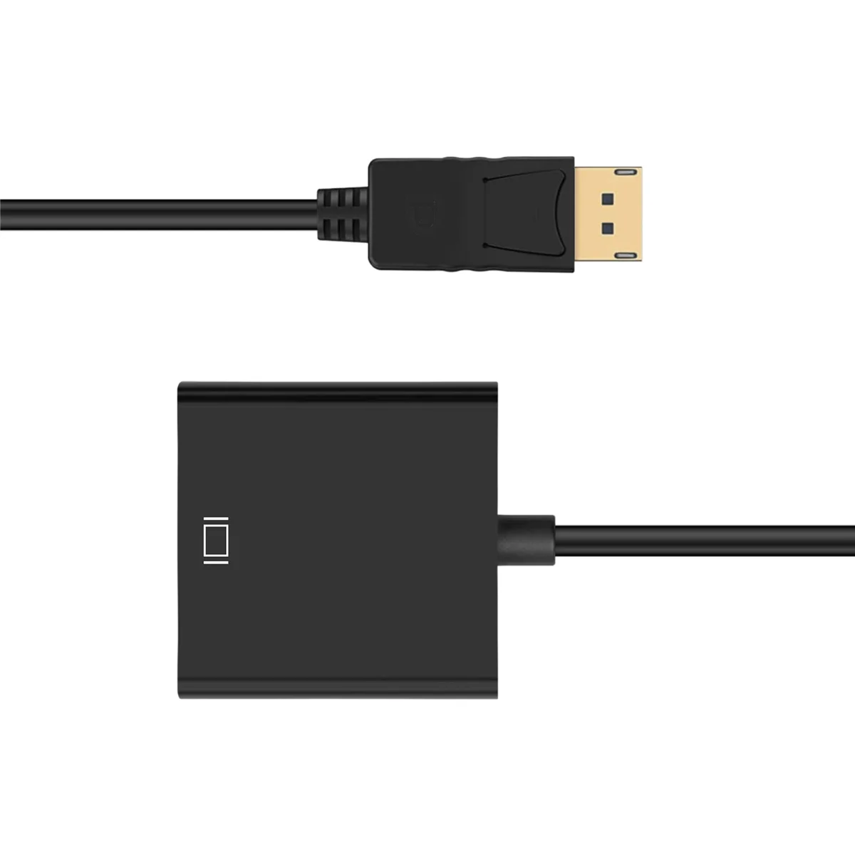 Cable adaptador DP DisplayPort, convertidor macho a VGA hembra, 1080p, disponible