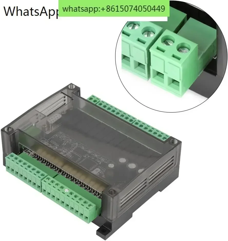 FX1N 30MR PLC制御盤 PLC用 32ビット 16入力 14出力モジュール 24VDCリレー出力 RS232 RS485 Modbus ケース付き