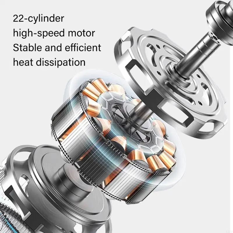 80W Portable Car Air Compressor Wireless Electric Tire Inflator Pumps Car Bike X37F