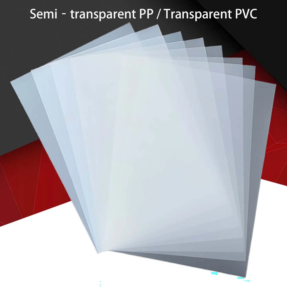 Matte PP Sheet, Black PP Roll, Translucent Matte PP Film, White PP Sheet Polypropylene Thin Sheet Custom Cut