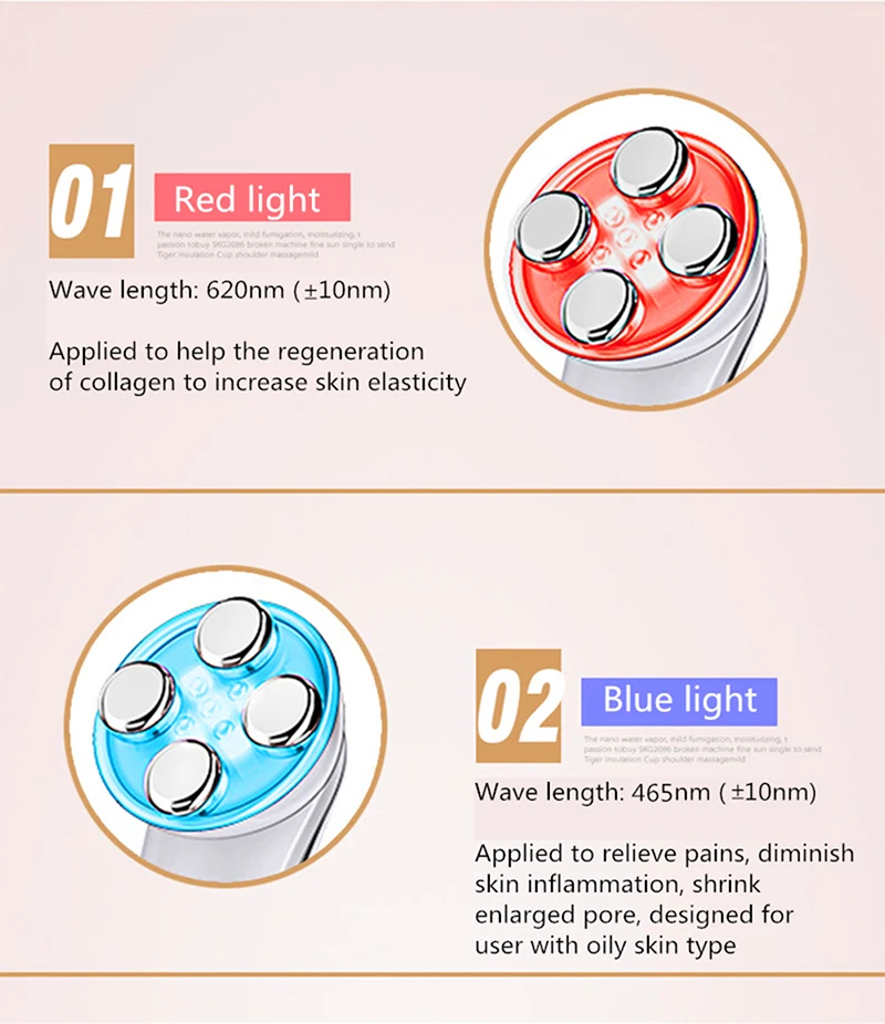 أدوات تدليك الوجه المكركرنت للتجميل، معدات رفع بشرة الوجه الصغيرة، إزالة التجاعيد