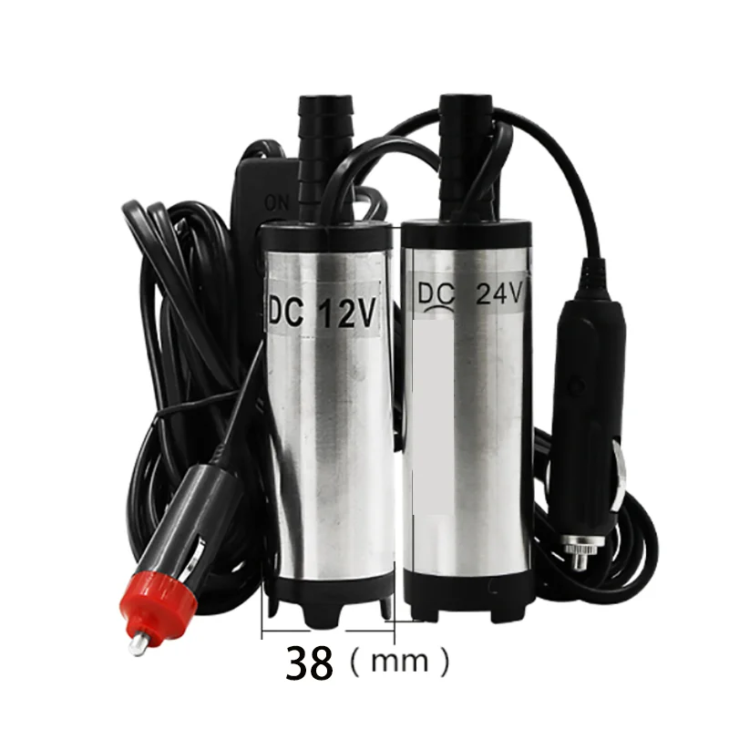 12V DC  Diesel Fuel Water Oil Car Camping Fishing Submersible Transfer Pump