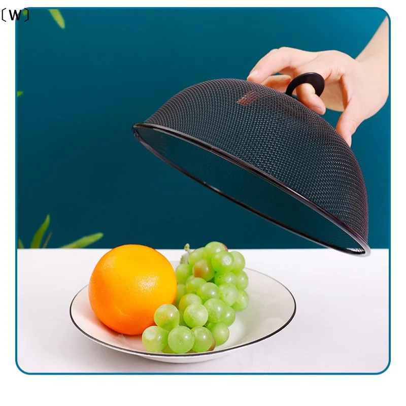 〔W〕Mesh Food Cover Protective Round Shape Dish Lid Household