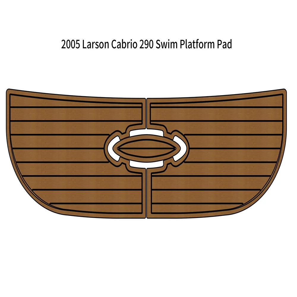 

2005 Larson Cabrio 290 Swim Platform Step Mat Boat EVA Foam Teak Deck Floor Pad