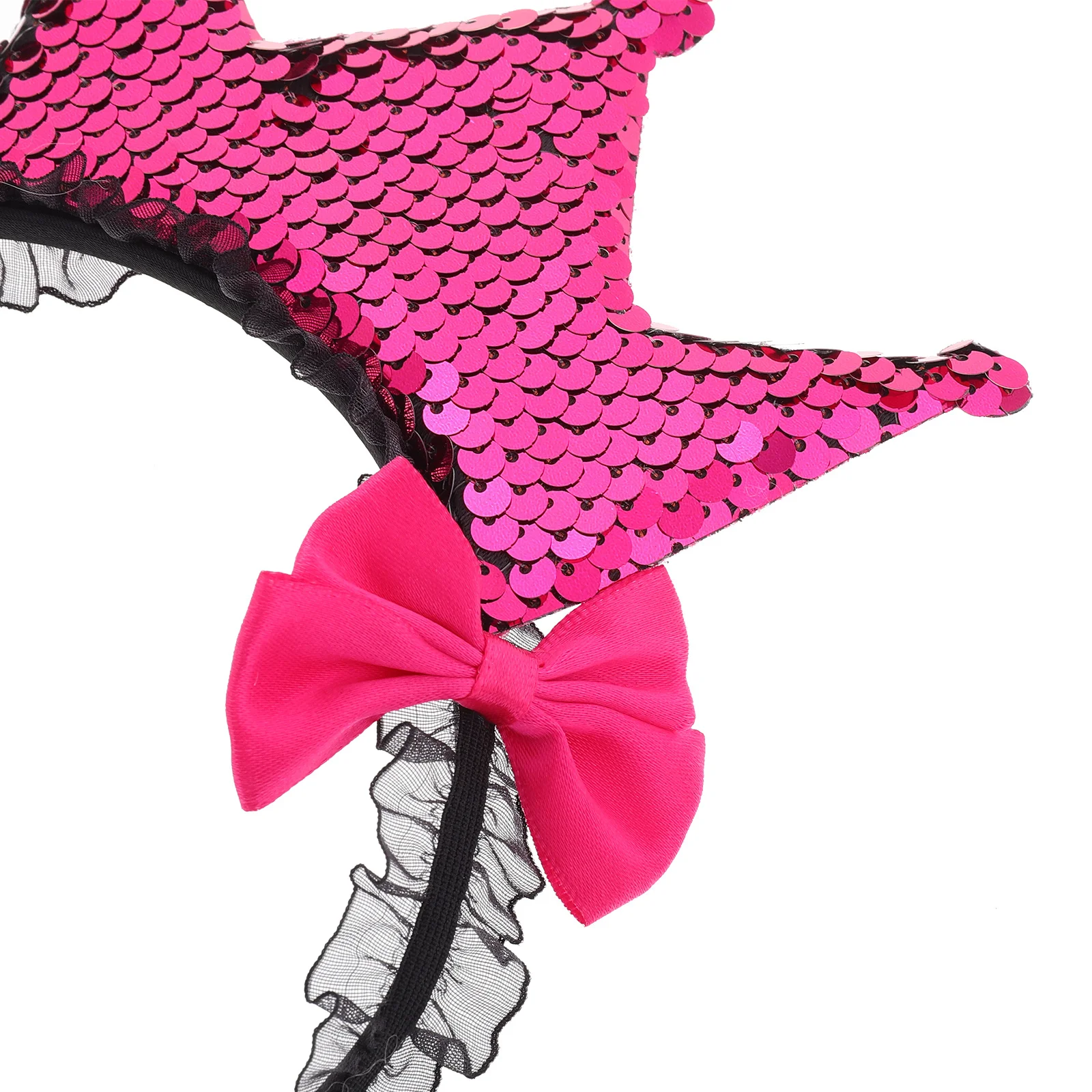 أنيقة عقال على شكل تاج Bowknot الدانتيل الأميرة تصميم مريح حفل زفاف الأحداث الخاصة إكسسوارات الشعر #5