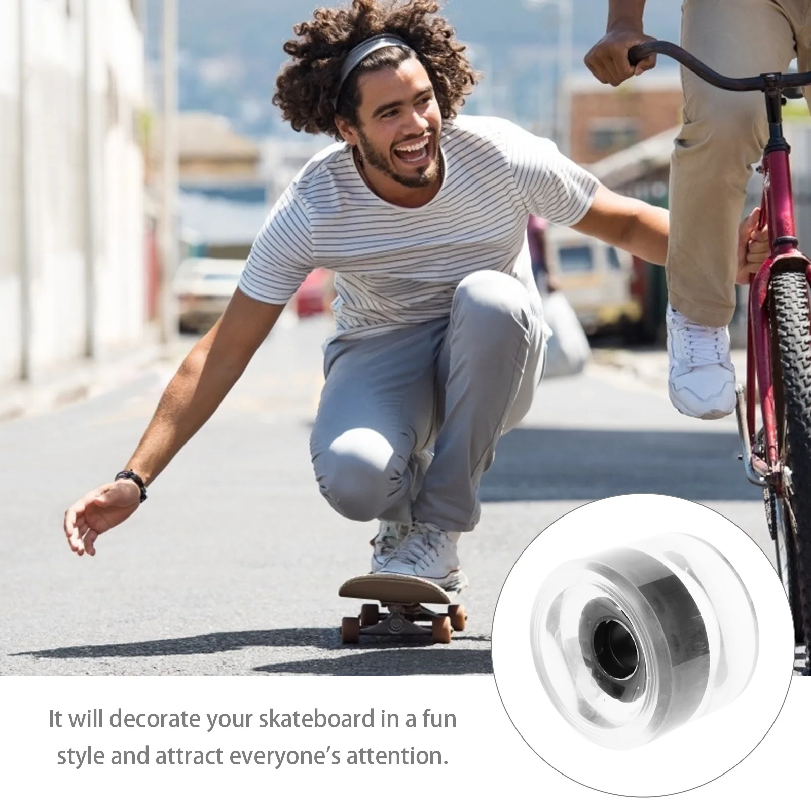 

PU Wheel Skateboard Parts Supplies Accessories Replacement Long for