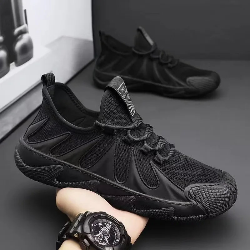 

Summer Men's Casual Shoes Mesh Lightweight Breathable Sneakers Comfortable Outdoor Soft-soled Non-slip Walking Shoes Tenis 2025