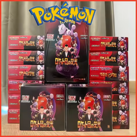 In Stock Original Japanese Pokemon Cards Sv10 Rocket Booster Box Packs Trading Cards Rare Collection Competition Game Gifts Toys