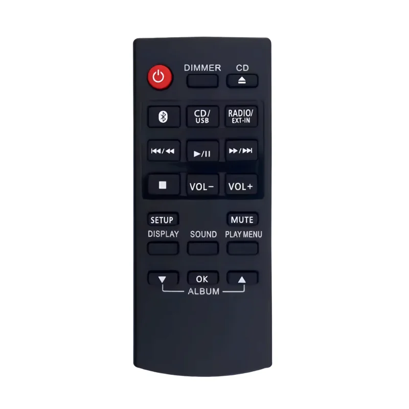 

Compatible with Panasonic Audio N2QAYB001050 N2QAYB001098 Remote Control Spare Parts
