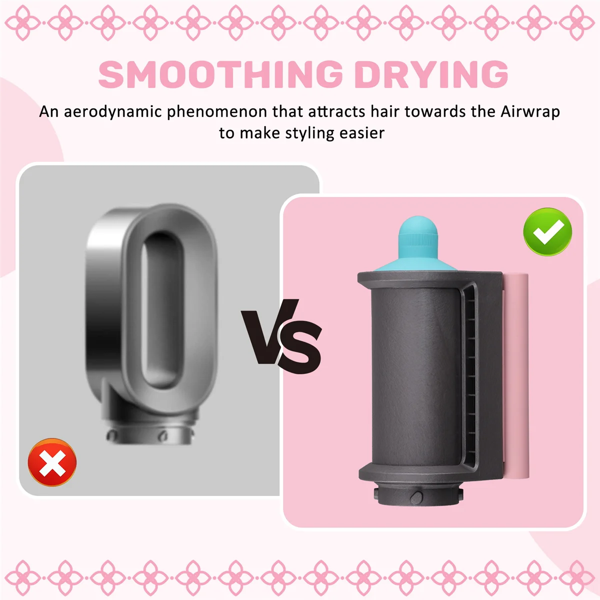 For Dyson Airwrap HS01/HS05 Anti-Flying Wind Nozzle Universal Hair Styling Hair Curler Replacement Accessories