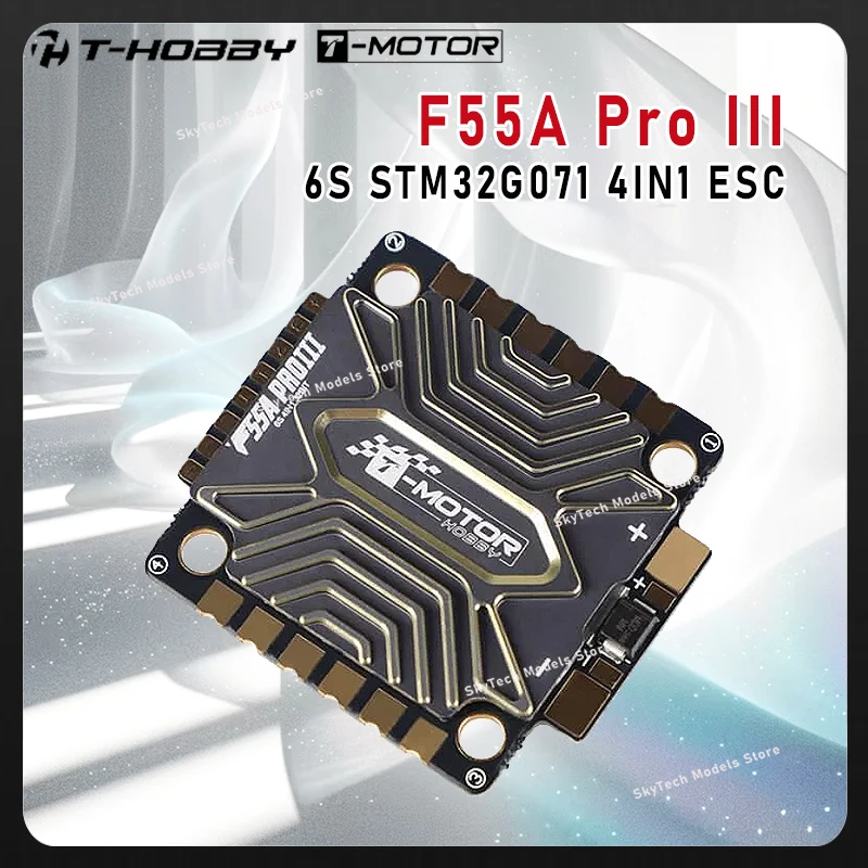 T-MOTOR T-HOBBY  New F55A Pro III 4-in-1 ESC - TPHR8504 MOS 3-8S 55A 65A Burst 16-128KHZ 30.5*30.5mm AM32 RC FPV Part