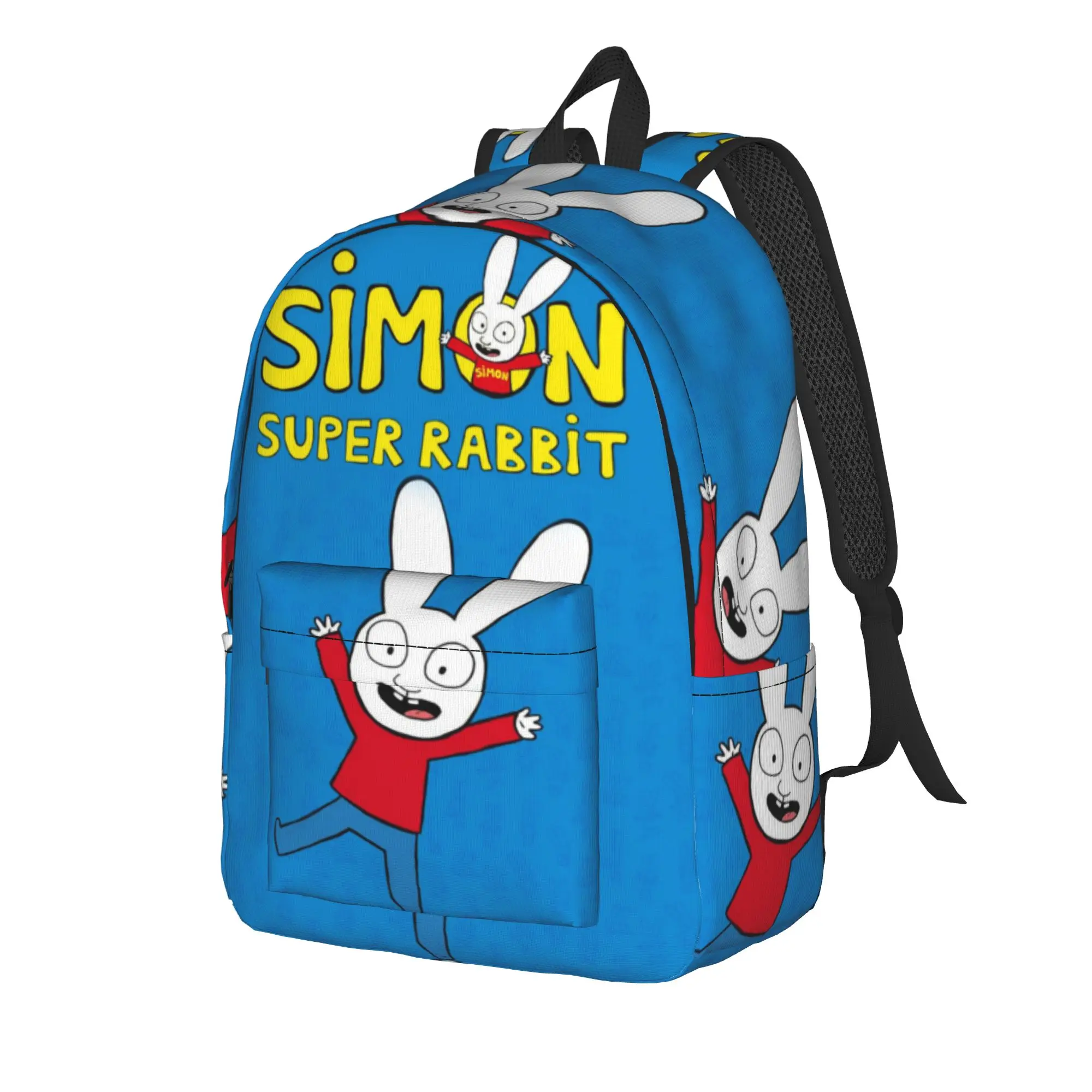 Simon Super Rabbit Backpack for Men Women Teenage Student Work Daypack  Laptop Computer Shoulder Bag Sports