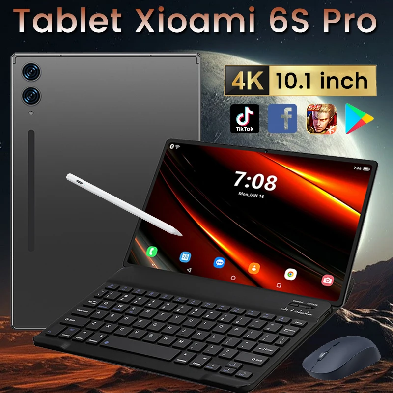 2025 Global Version Android tablet MI Pad 6S Pro 10.1 inch 16GB+1024GB Original Tablet PC Snapdragon 8 Gen3 10000mAh 5G Tablette