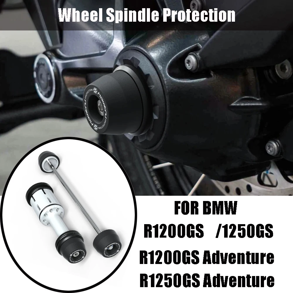 

For BMW R1200GS R1250GS / R1200GS R1250GS Adventure 2013-2023 Front Rear wheel Spindle Crash Protection