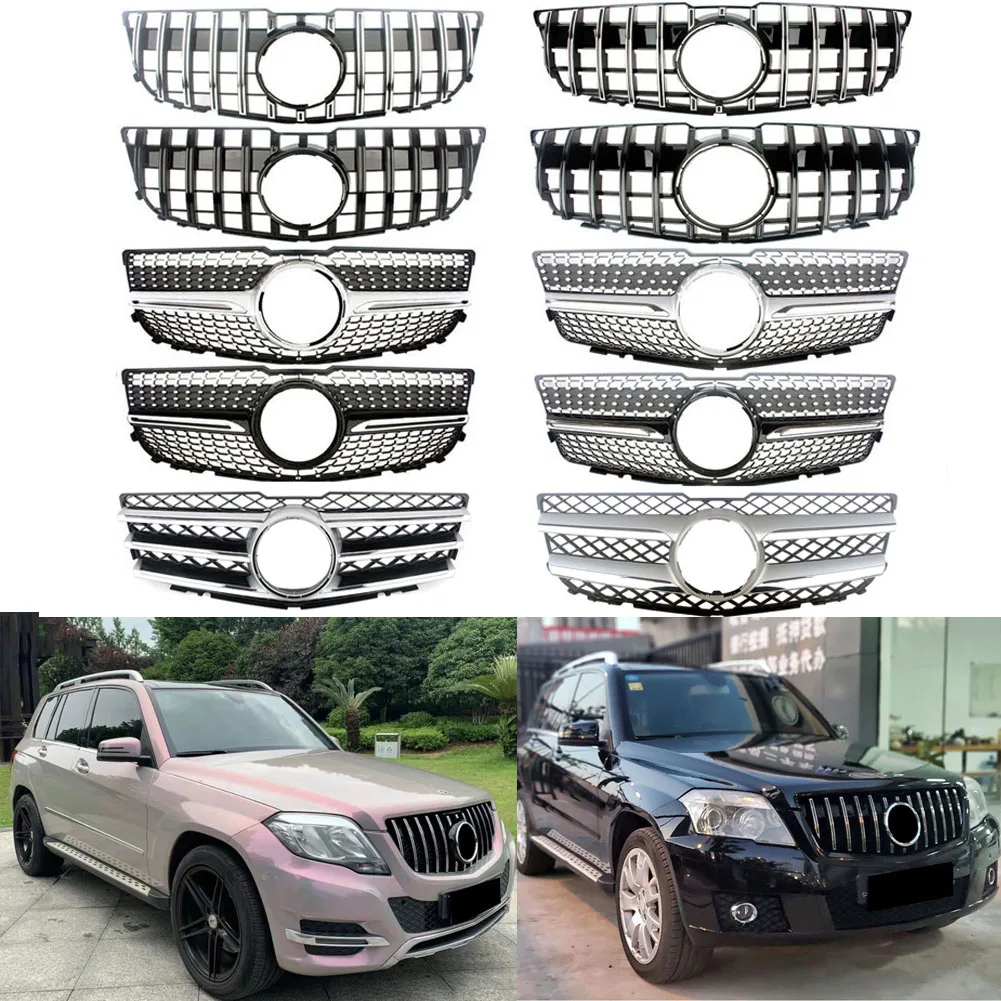 

Panamerica StyleGTR Grille Front Vertical Grill Bar Frame For Mercedes-Benz X204 GLK350 GLK300 GLK280 GLK250 2009-2012 2013-2015