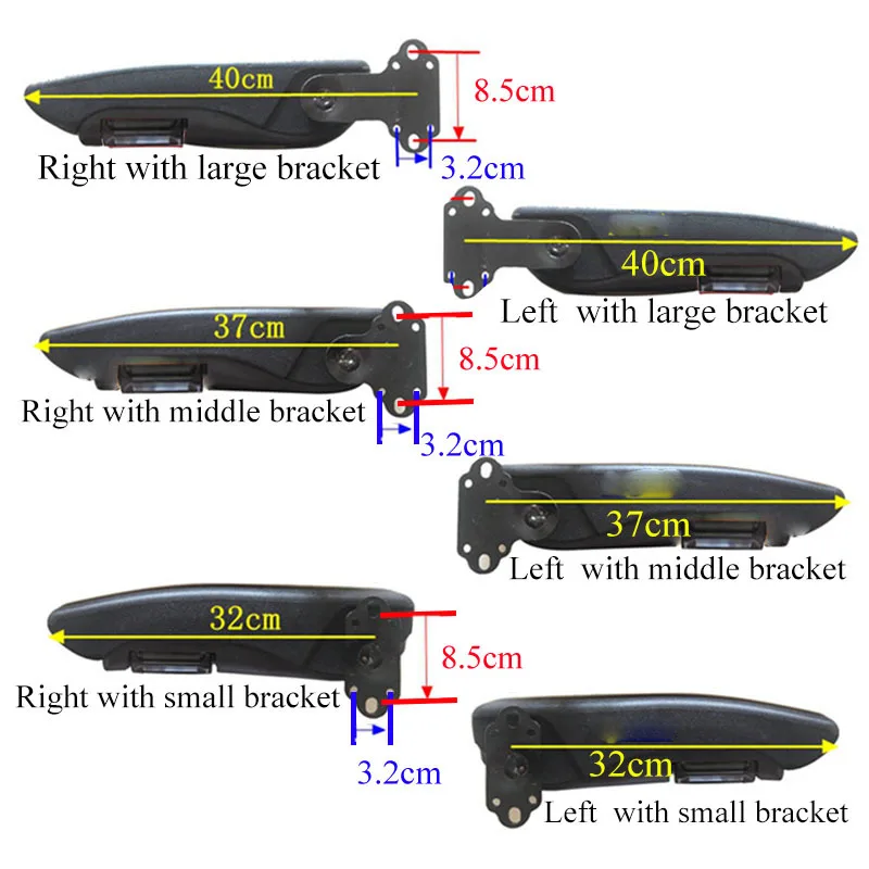 Universal Car Auto Seat Armrest Adjustable Hand Holder Handrail Arm Rest Support For Truck Trailer Caravan Boat Bus Motorhome