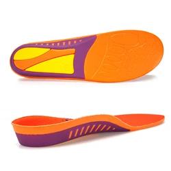 iFitna PU Plantar Fasciitis Pain Relief Men Shock Absorb Orthopedic Insole Women Sneaker Flat Feet Arch Support Shoe Sole Insert
