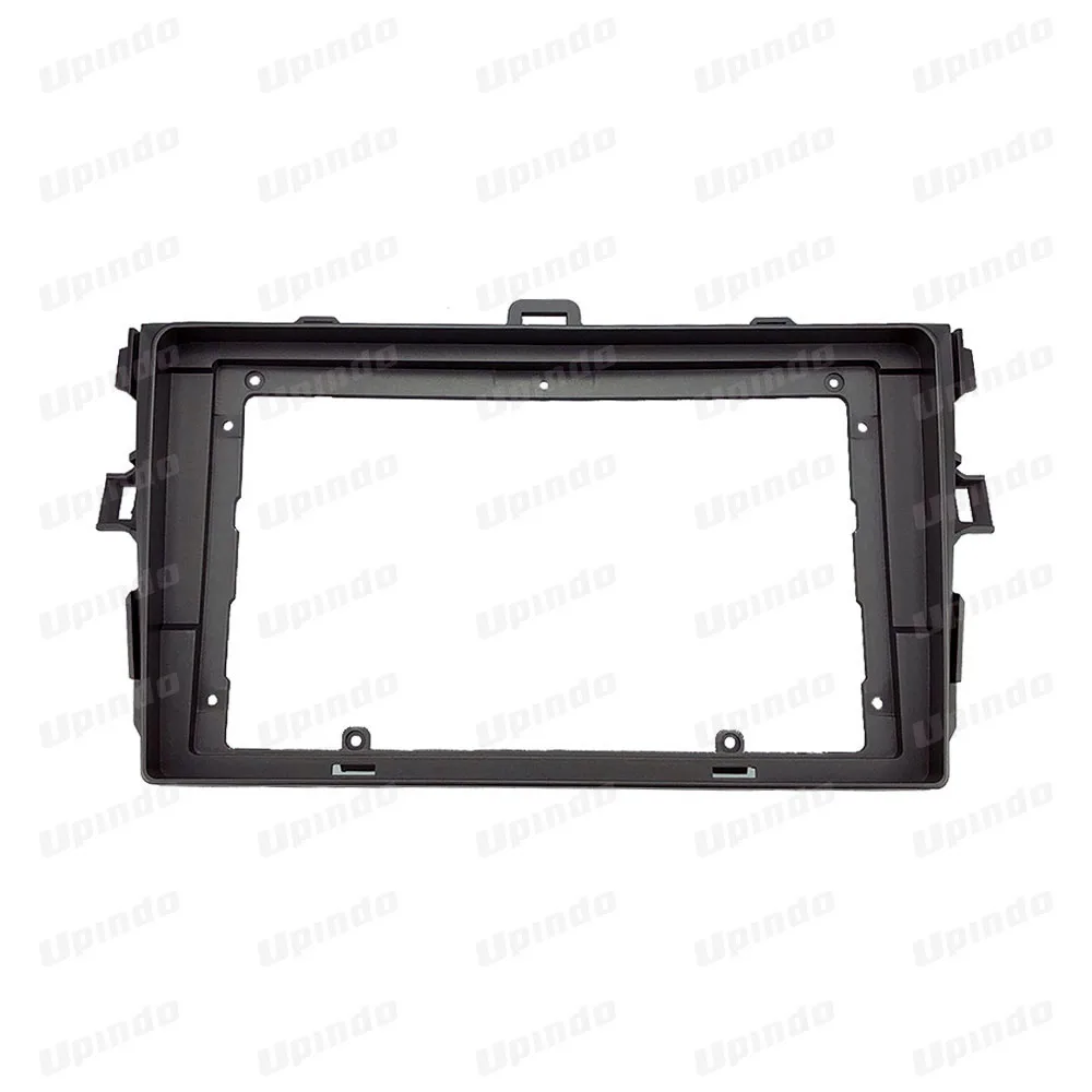 Car Accessories 2 Din 9 Inch Android Radio Fascia Panel Audio Video Frame Dashboard Mounting Kit for Toyota Corolla Auris 2008