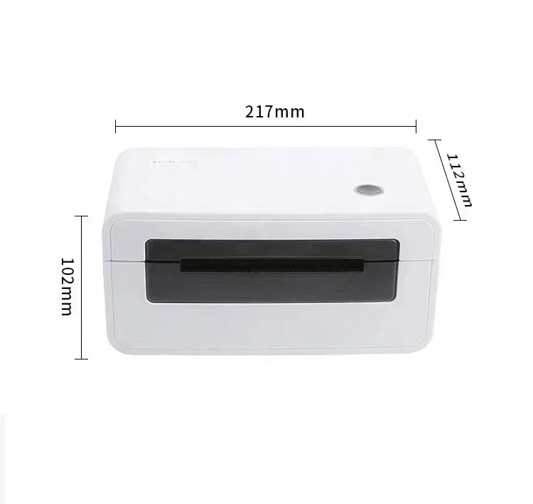 Printer label pengiriman termal mini Portabel 4x6 100*150 dengan usb + gigi biru