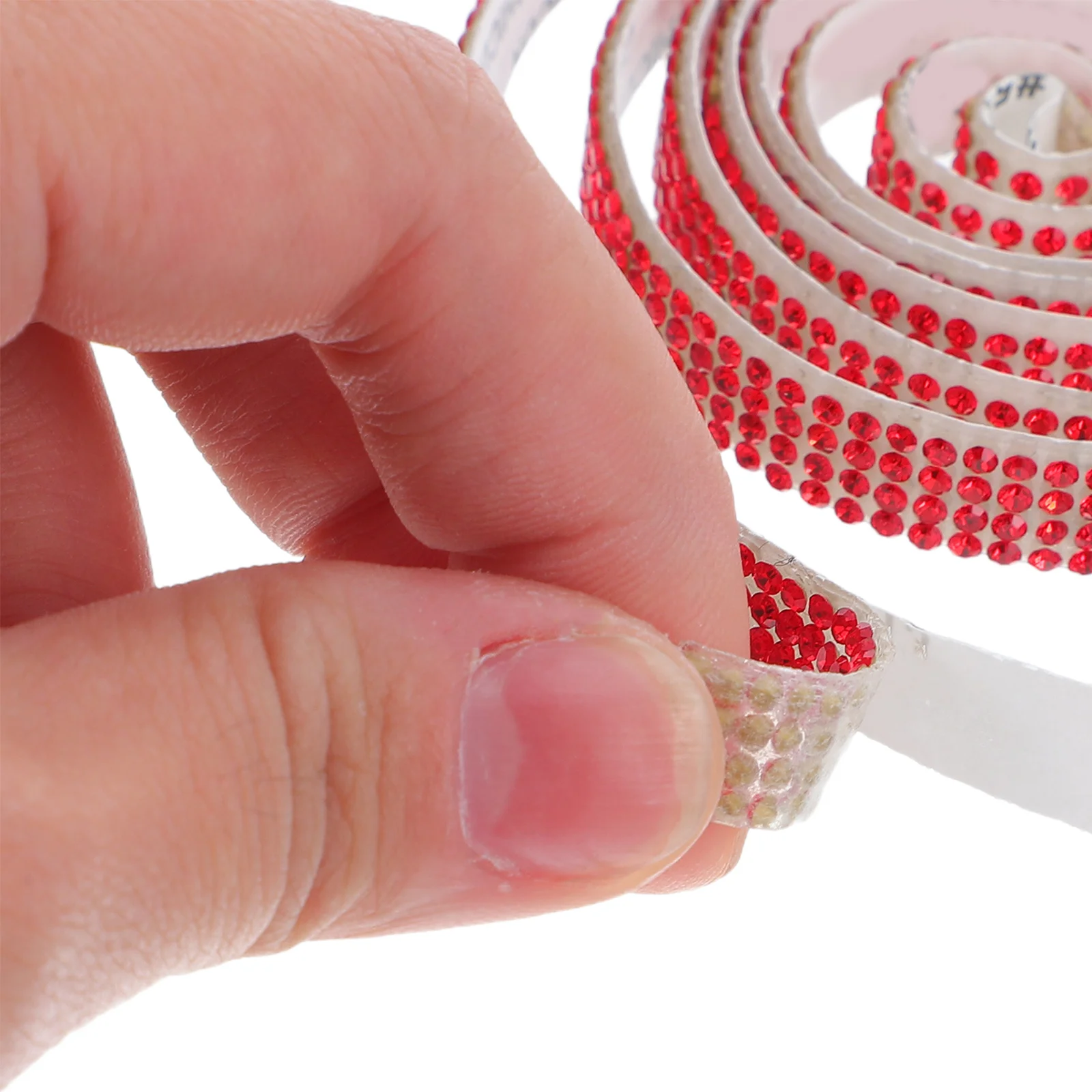 5 قطعة لفات شريط حجر الراين ذاتية اللصق شرائط بلينغ ملصقات الشريط DIY بها بنفسك الحرف الزفاف الديكور تألق حجر الراين