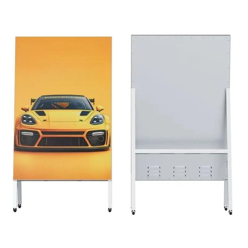 Outdoor Foldable LED Water Sign Display Screen P1.25 P1.53 P1.86 P2.5 P3 Floor Standing Movable Poster Display for