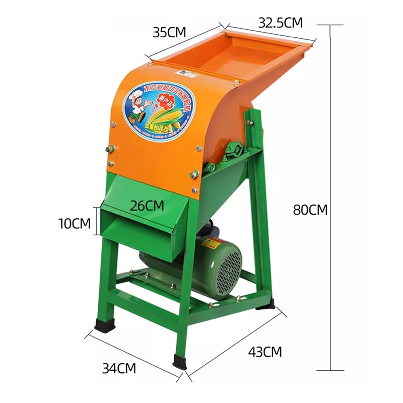 Trilladora de maíz eléctrica, trilladora de maíz totalmente automática pequeña para el hogar sin pelar, máquina de procesamiento de maíz Vertical