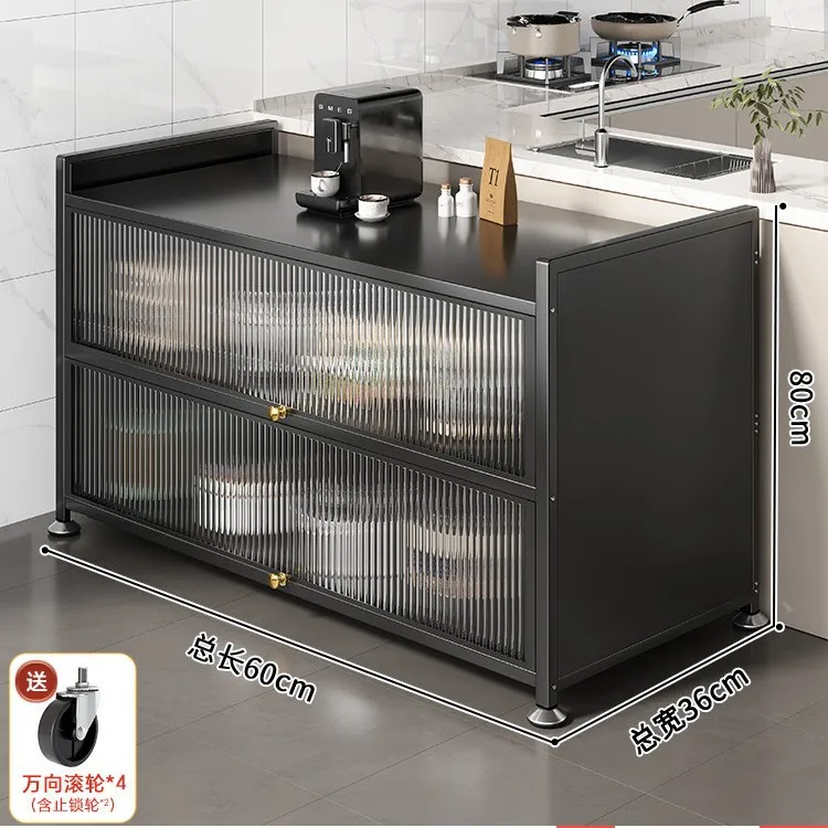 Slate kitchen locker locker floor-to-ceiling household dining side bowl cabinet integrated with wall multi-functional storage