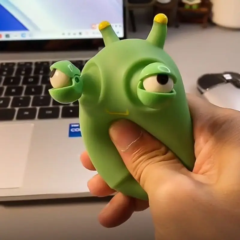 

Squeeze Pop-eyed Vegetable Worm Pop Eye Stress Relief Squeeze Toys Prank Props Sensory Calming Decompression Toys