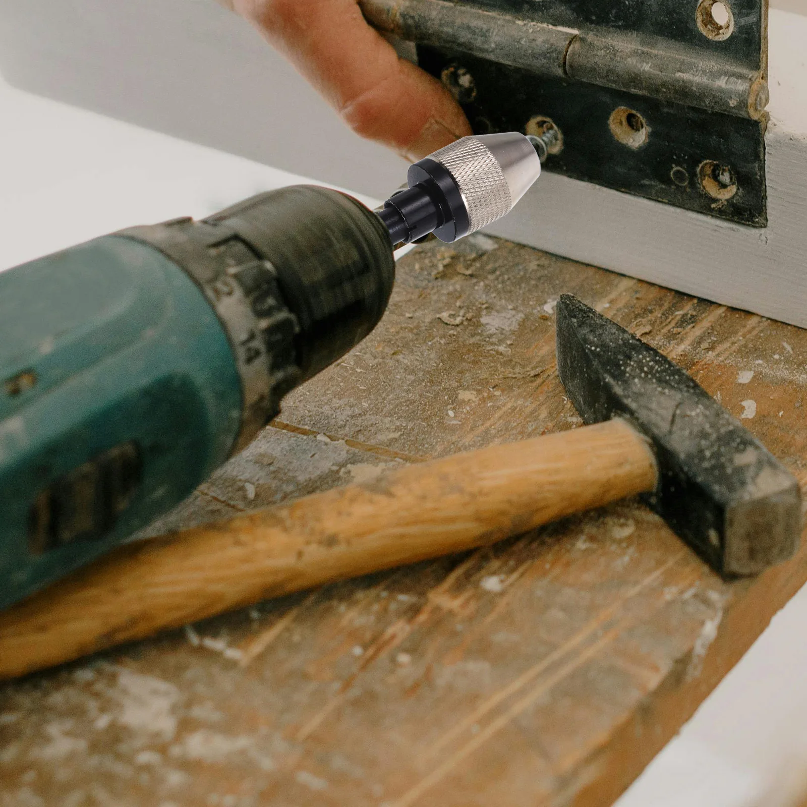 

0.3-6.5mm Hex Shank Drill Chuck Keyless Self-Tightening Mini 3-Jaw Converter for Woodworking Drill Converter Key Less Chuck