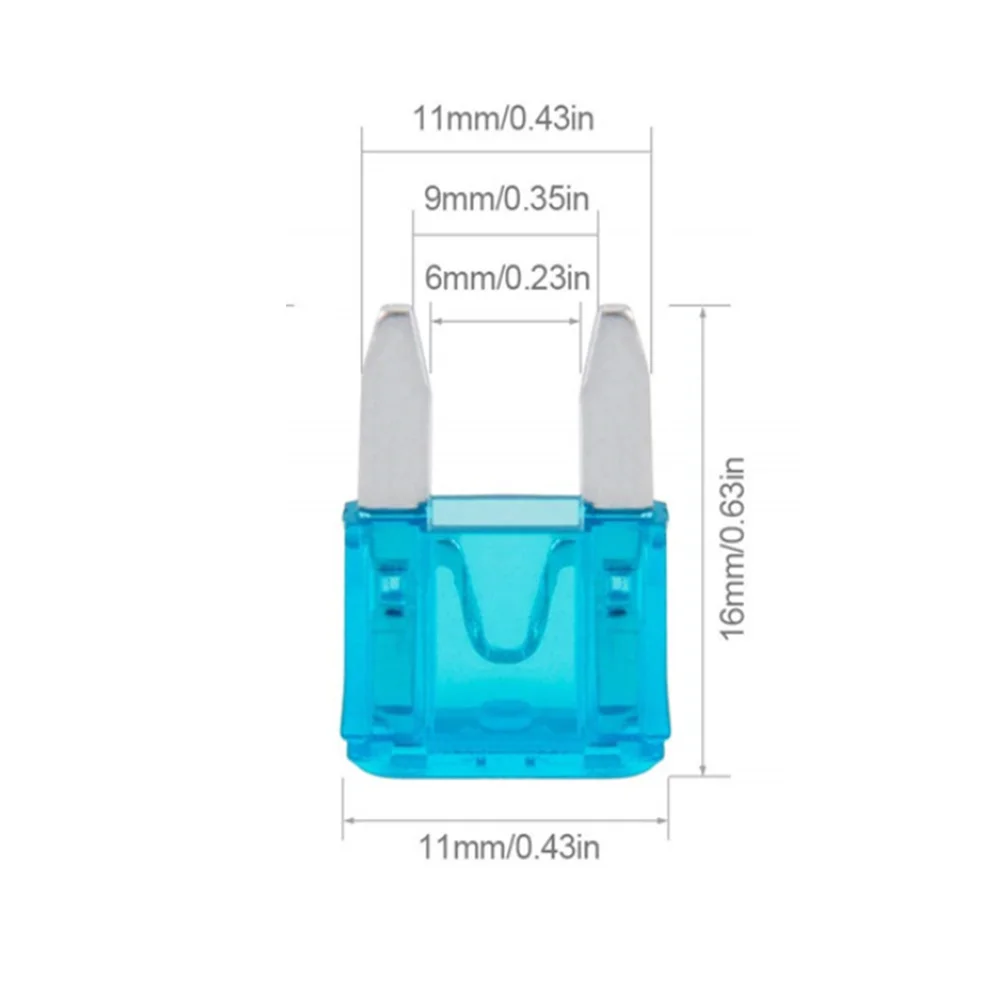 120Pcs Mini Profile Small Size Blade Car Fuse Assortment Set for Auto Car Truck Fusibles 12V 2.5/3/5/7.5/10/15/20/25/30/35A