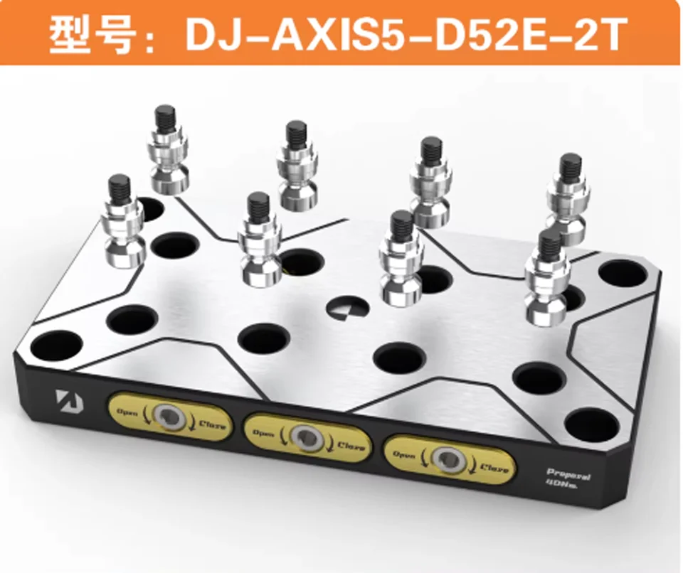 self-centering vise  zero point Quick change plate fixture four axis bridge plate concentric vise three claws chuck Chuck seat