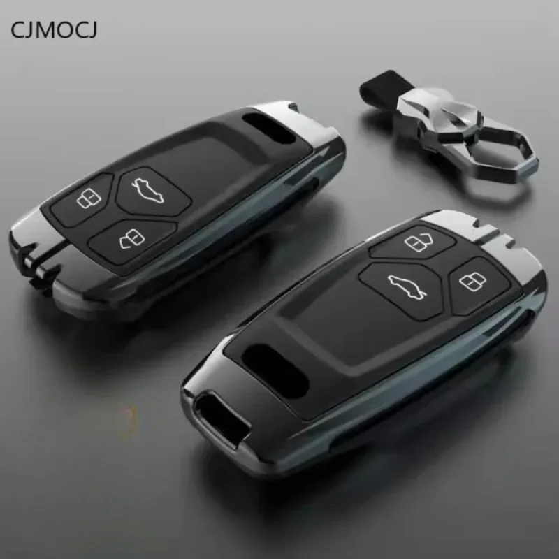 

Zinc Alloy Car Key Case Cover Holder Key Shell Buckle for Audi A4L (2025)/A6L/Q5L/Q7/A5/A3/Q3/Q2L