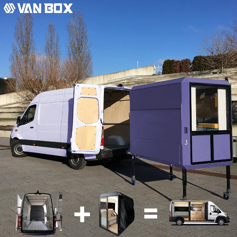 

Expandable Australian Standard Sprinter Van Box Conversion Cabinet Slide on RV Camper Kit House China Iveco Furniture