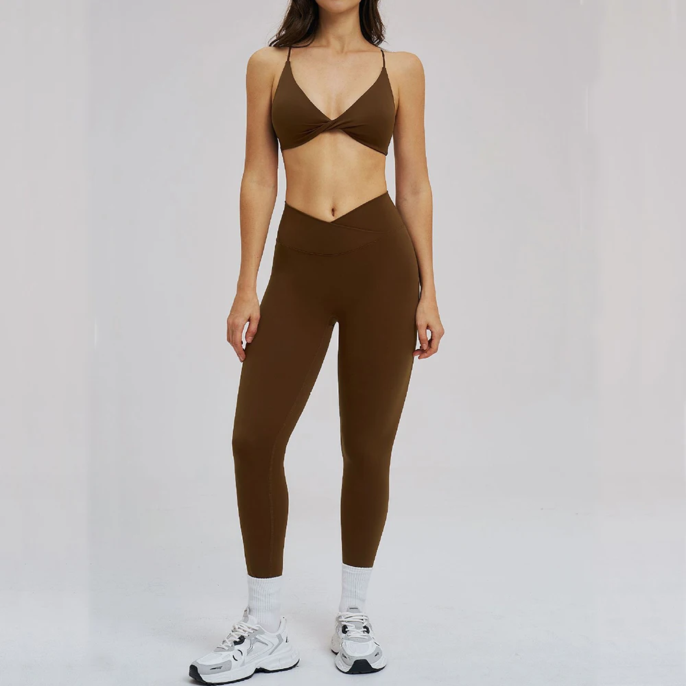 Yoga Clothes Women's Tracksuit Gym Outfits 2PCS Athletic Wear Fitness Suit Workout Push Up Clothes Sports Bra Leggings Suit
