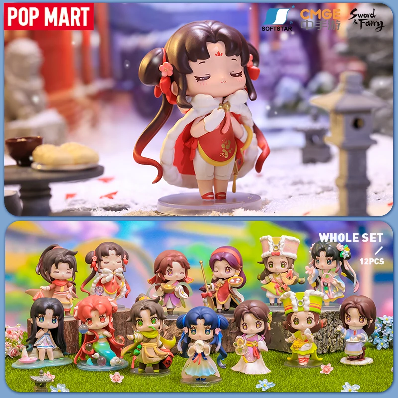 

POP MART Sword and Fairy-Chinese Traditional Festival Series Blind Box Toy Kawaii Doll Action Figure Surprise Model Mystery Box