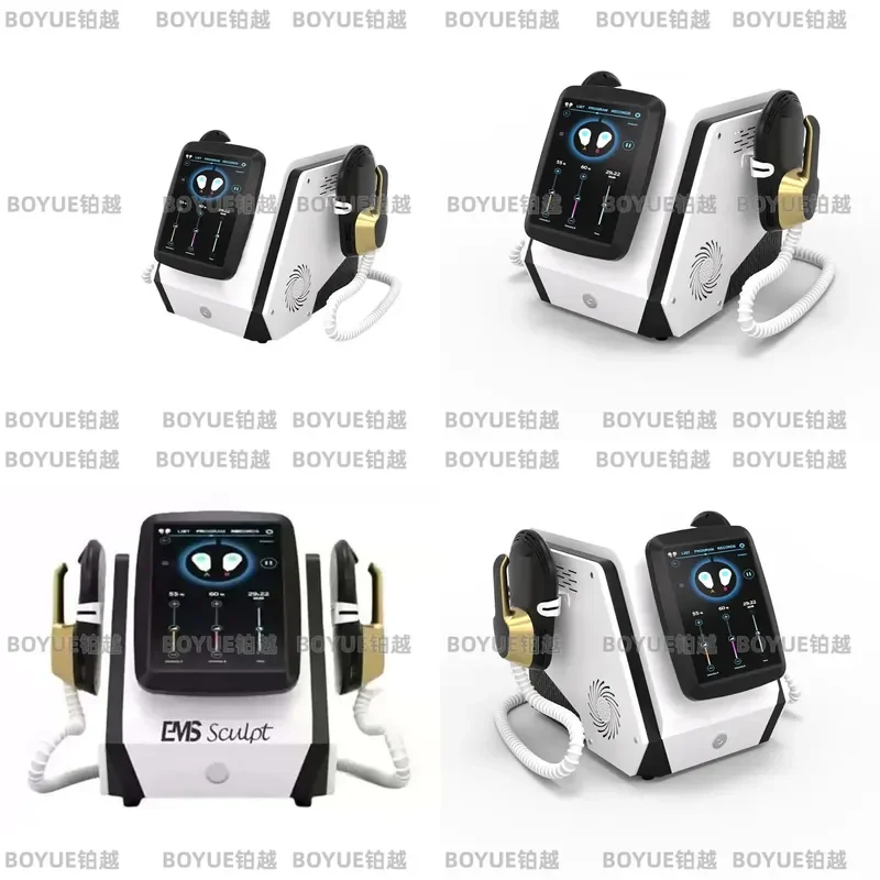 Magnetic Body Shaper Slimming Device Abdominal Muscle Trainer Black Gold Vertical Plastic Beauty Instrument for Waistline
