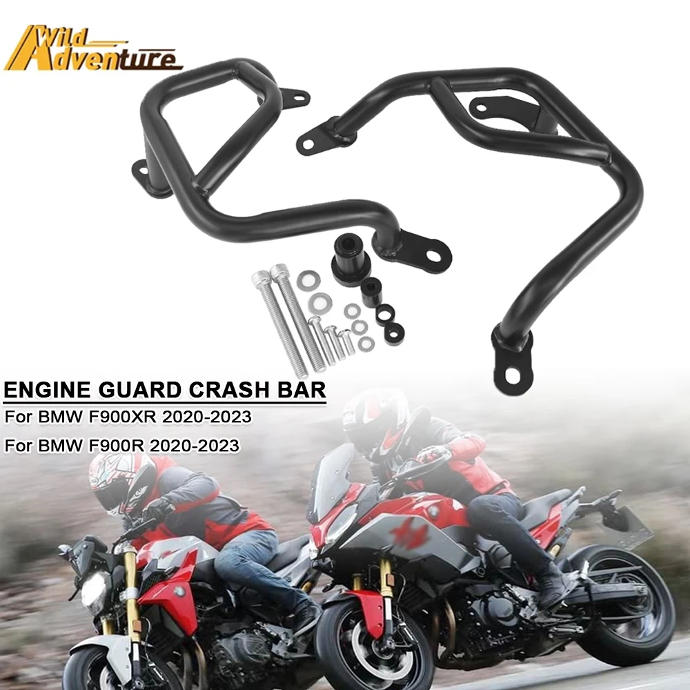 

For BMW F900XR F900R F900 R XR 2020-2023 Motorcycle Upper Or Lower Engine Guard Bumper Crash Bars Stunt Cage Frame Protector